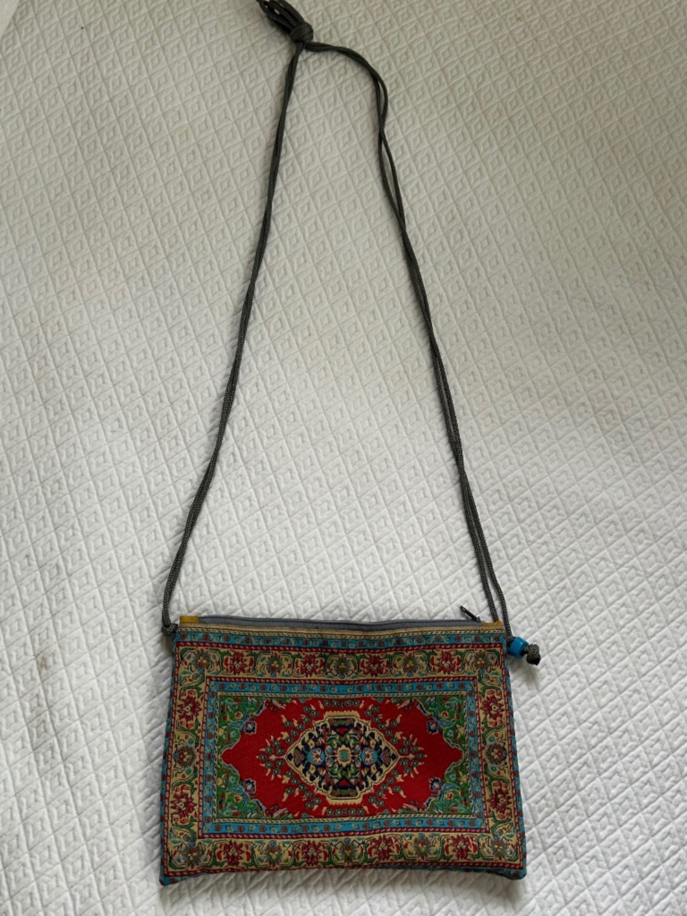 May French Provencal adorable small slim cross body bag